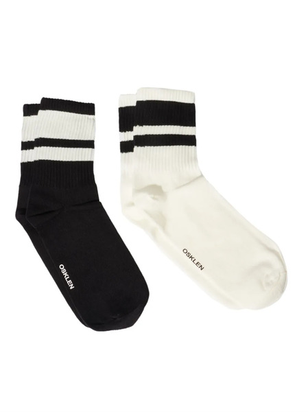  Osklen Logo-print Socks - Black 
