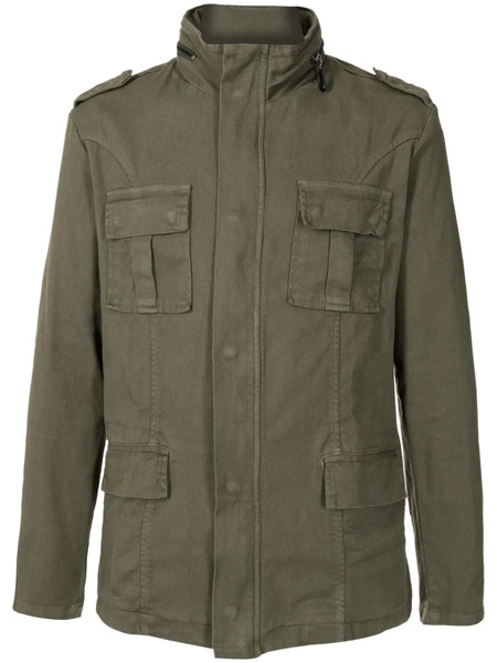  Osklen Multiple-pocket Military Jacket - Green 