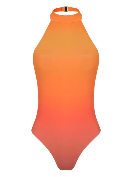  Osklen Open-back Swimsuit - Orange 