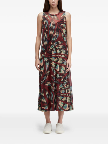  Osklen Panacea Printed Maxi Dress - Red 