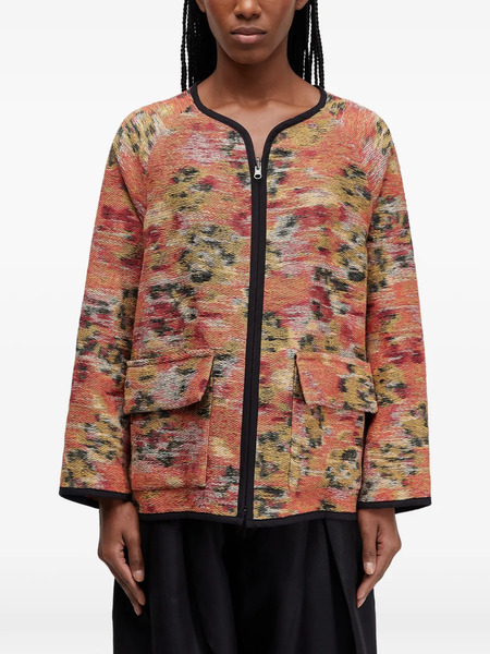  Osklen Patterned Jacket - Orange 
