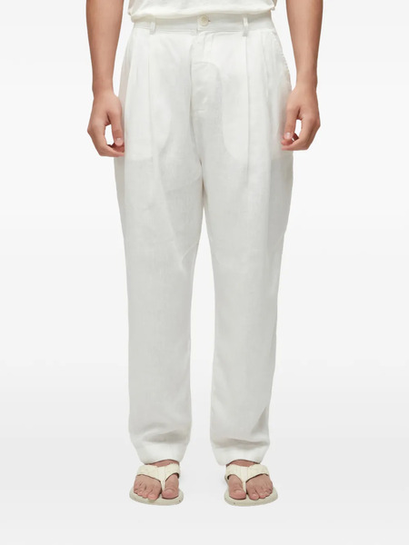  Osklen Pleated Tailored Trousers - White 