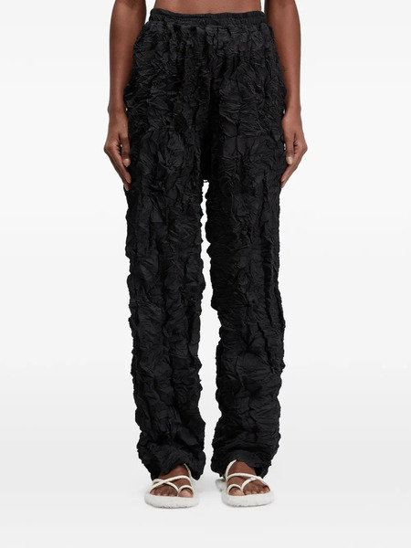  Osklen Plissé Texture Trousers - Black 