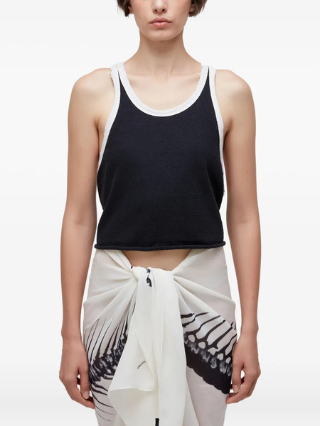  Osklen Racerback Crop Top - Black 