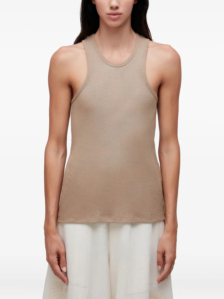  Osklen Ribbed Racerback Tank Top - Brown 