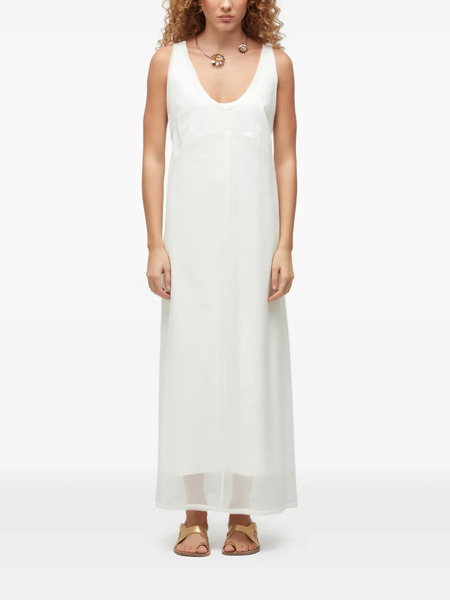  Osklen Scoop-neck Dress - White 