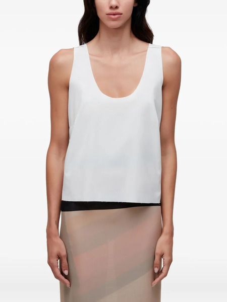  Osklen Scoop-neck Tank Top - White 