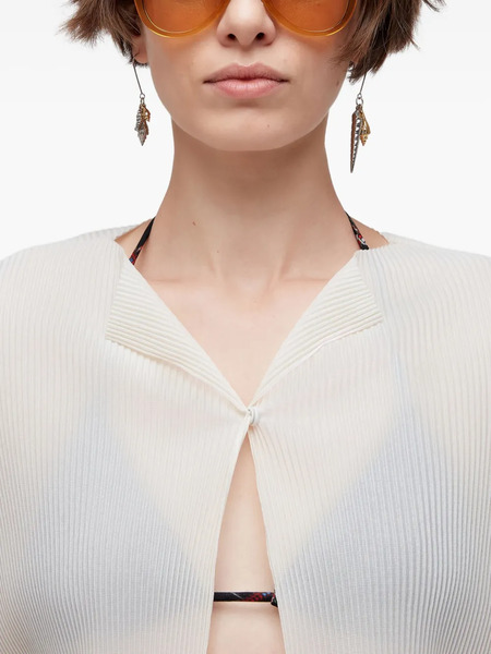  Osklen Shell-drop Earrings - Silver 