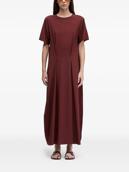 Osklen Short-sleeves Midi Dress - Red 