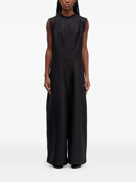  Osklen Sleeveless Topstitching Jumpsuit - Black 