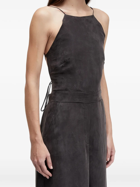  Osklen Straps Backless Jumpsuit - Grey 
