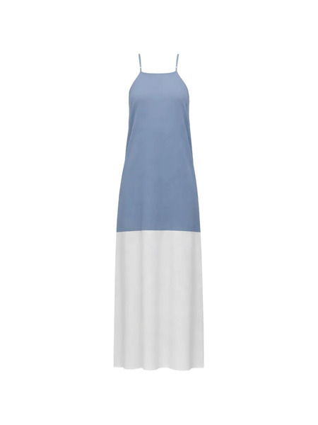  Osklen Superlight Maxi Dress - Blue 