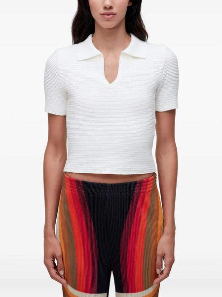  Osklen Textured-knit Top - White 