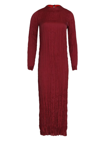  Osklen Wrinkled Maxi Dress - Red 