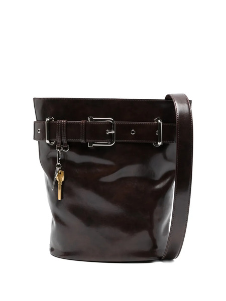  Osoi Belted Bucket Bag - Brown 