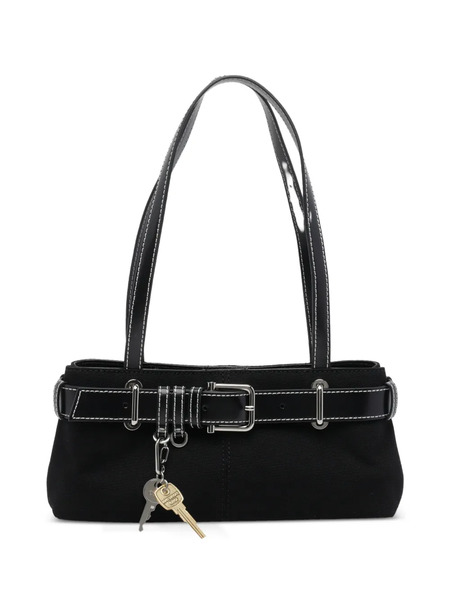  Osoi Buckle Detail Shoulder Bag - Black 