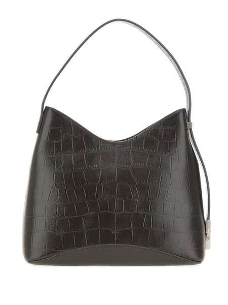  Osoi Crocodile-effect Leather Shoulder Bag - Brown 