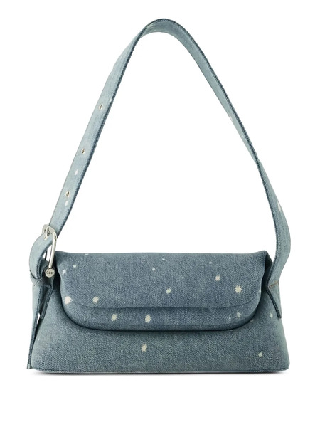  Osoi Folder Brot Denim Shoulder Bag - Blue 