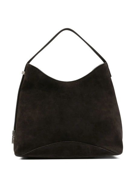  Osoi Suede Buckle-detail Tote Bag - Brown 