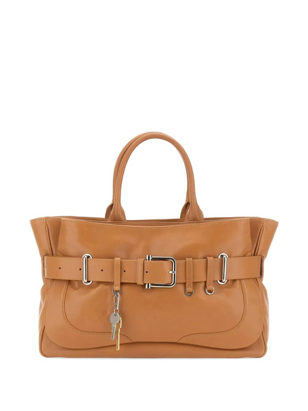  Osoi Tote Brocle Leather Bag - Brown 