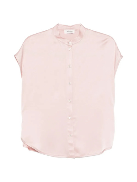  Ottod'ame Button Mandarin Shirt - Pink 