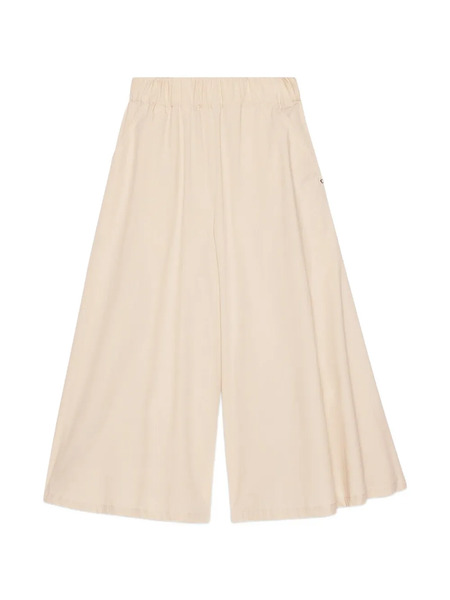  Ottod'ame Elasticated-waist Cullote Trousers - Neutrals 