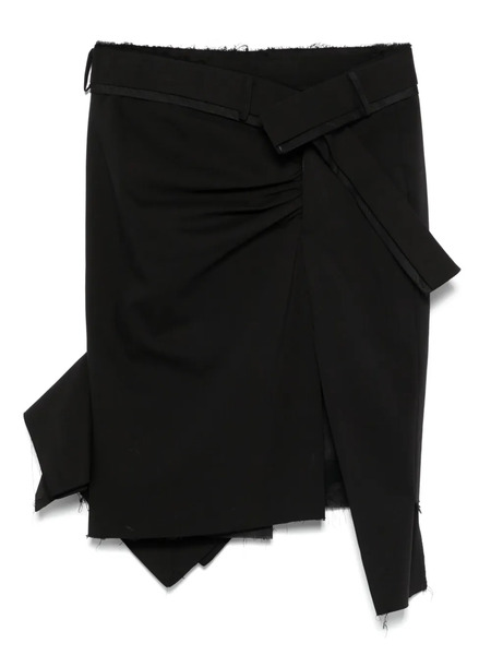  Ottolinger Asymmetric Mini Skirt - Black 