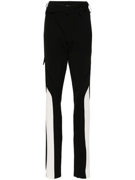  Ottolinger Asymmetric Straight-leg Trousers - Black 