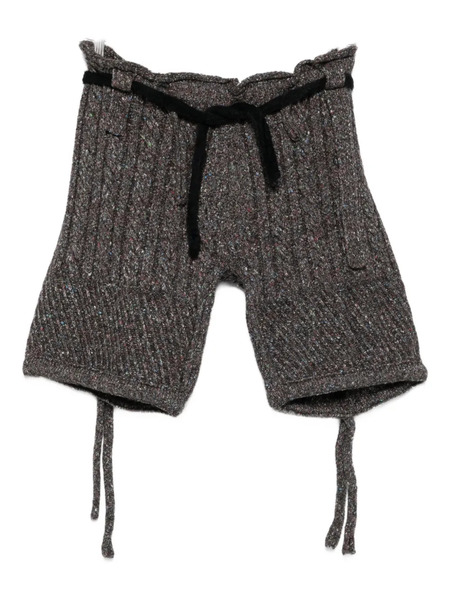  Ottolinger Cable-knit Drawstring Shorts - Grey 