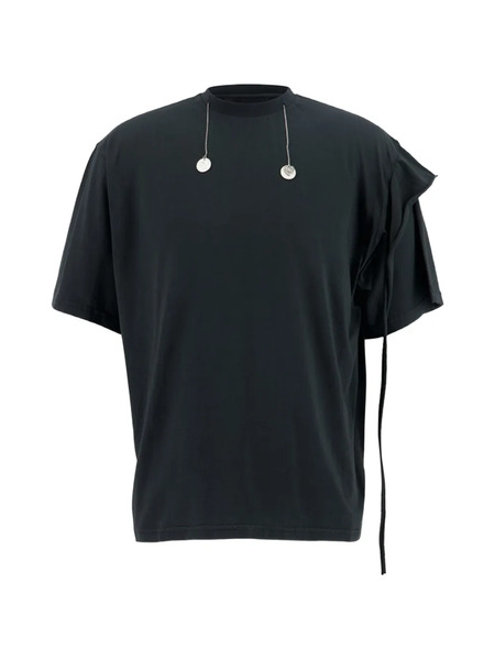  Ottolinger Chain Embellishment T-shirt - Black 