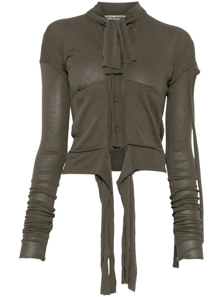  Ottolinger Deconstructed Cardigan - Green 