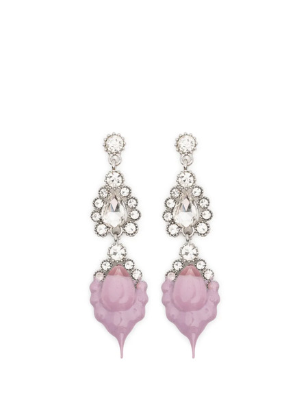  Ottolinger Dipped Crystal Earrings - Silver 