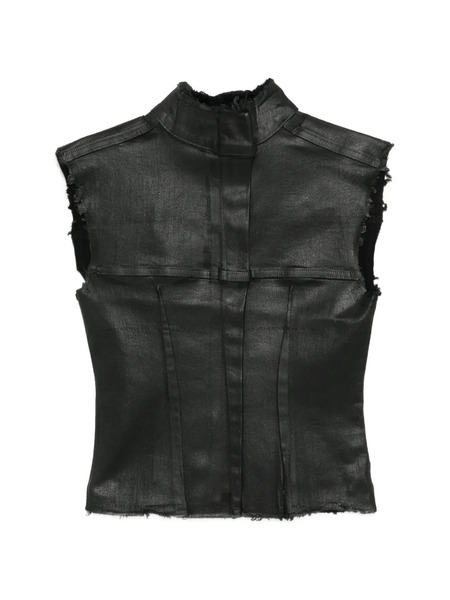  Ottolinger Glazed Denim Vest - Black 