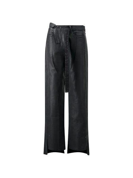  Ottolinger Glazed-effect Baggy Trousers - Black 