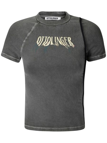  Ottolinger Logo-print T-shirt - Grey 