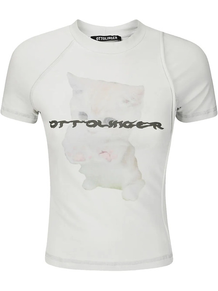  Ottolinger Logo-print T-shirt - White 