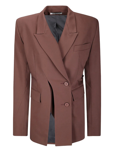  Ottolinger Split-detail Buttoned Blazer - Brown 