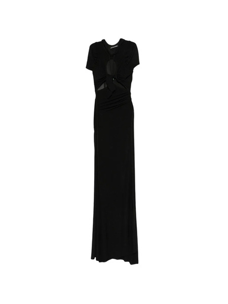  Ottolinger Tie-detail Maxi Dress - Black 