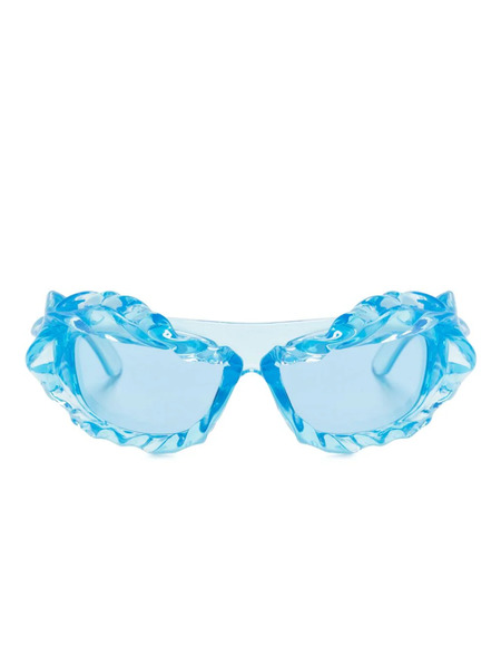  Ottolinger Twist-detail Sunglasses - Blue 