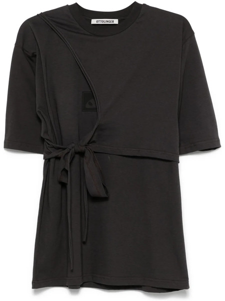  Ottolinger Wrap T-shirt - Black 