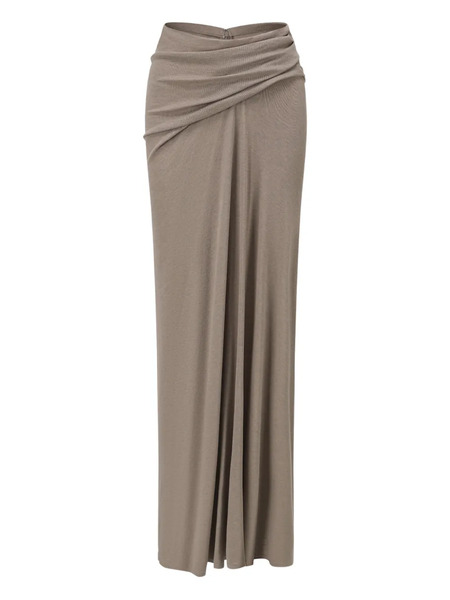  Oude Waag Draped Maxi Skirt - Grey 