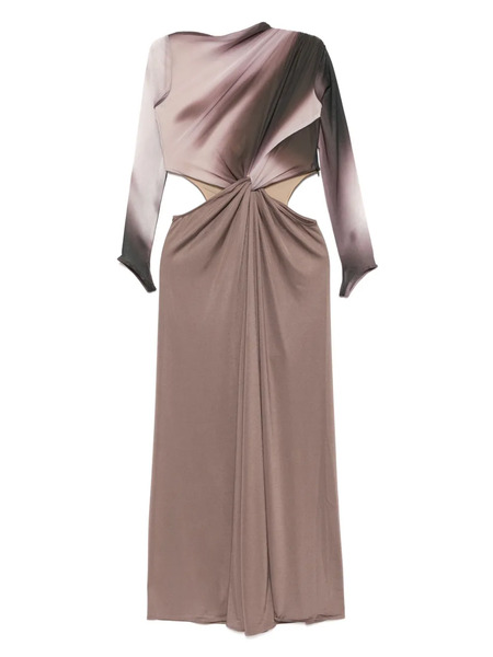  Oude Waag Long Sleeve Maxi Dress - Purple 