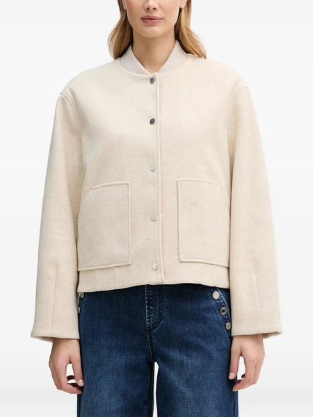  Oui Button Pocket Jacket - Neutrals 
