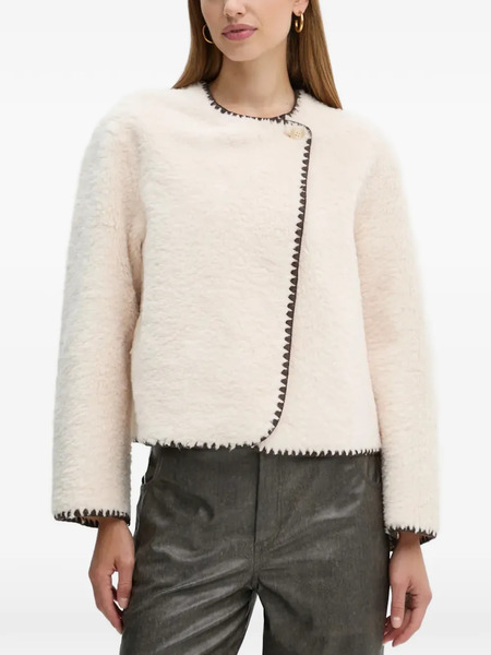  Oui Button-up Jacket - Neutrals 