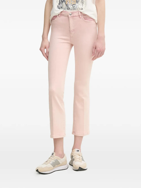  Oui Pink Cropped Jeans 
