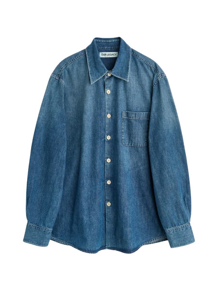  Our Legacy Above Pocket Button Shirt - Blue 