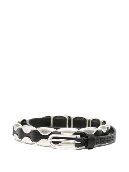  Our Legacy Billow Leather Belt - Black 