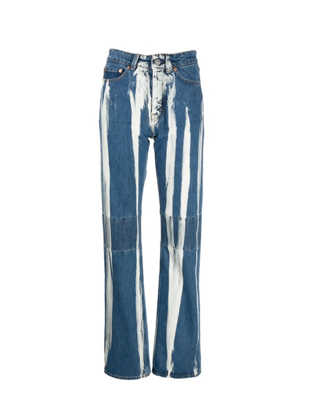  Our Legacy Bleached-effect Straight-leg Jeans - Blue 