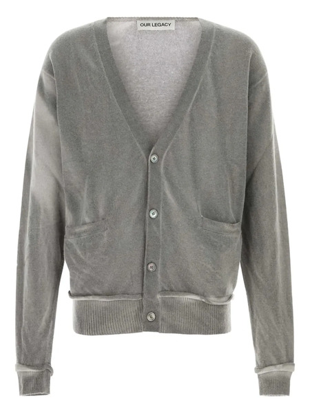  Our Legacy Button-fastening Cardigan - Grey 