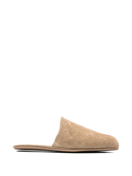  Our Legacy Cigarr Suede Slippers - Neutrals 